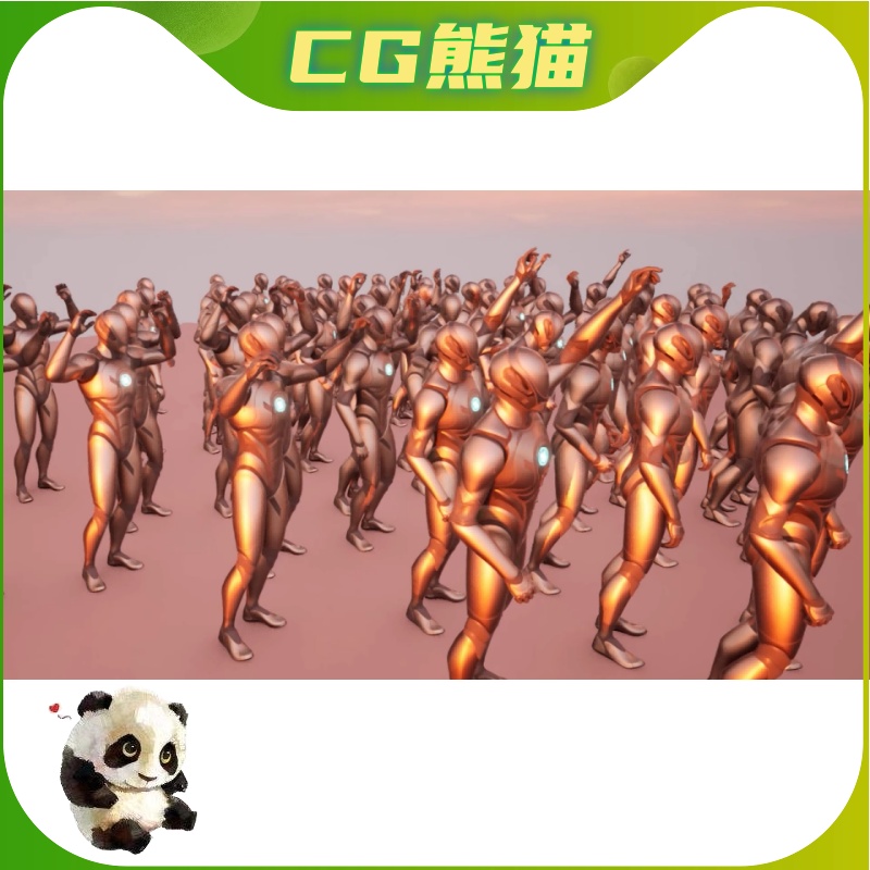 UE5虚幻5 Party Dance NPC Animation Pack派对人物跳舞动画包-图2