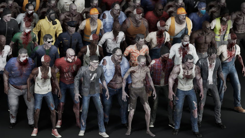 UE4虚幻5 Modular Zombie Mega Bundle 模块化僵尸人物超级包,淘宝优惠券,粉丝福利购,淘宝优惠卷