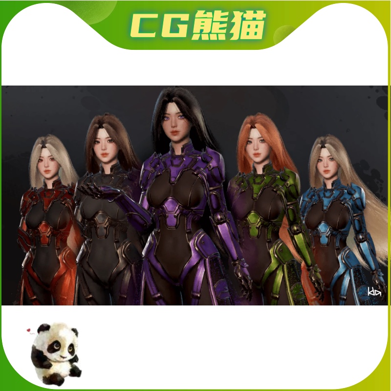 UE5虚幻5 Stellar Girl Celeste 模块化可自定义女星角色带骨骼 - 图2