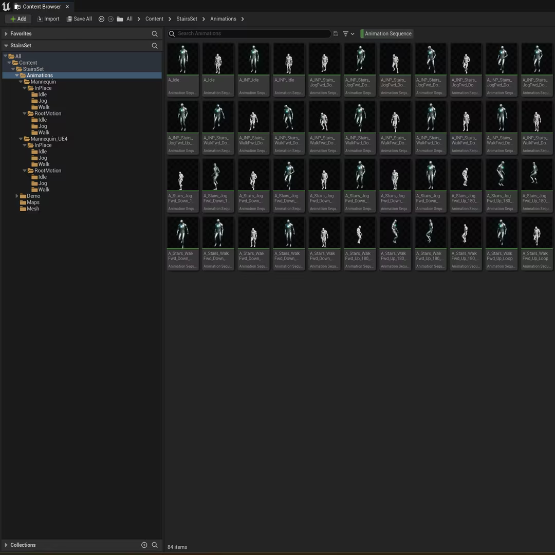 UE5虚幻5 Stairs Set 人物角色爬楼梯上楼下楼上下楼梯动画包,淘宝优惠券,粉丝福利购,淘宝优惠卷