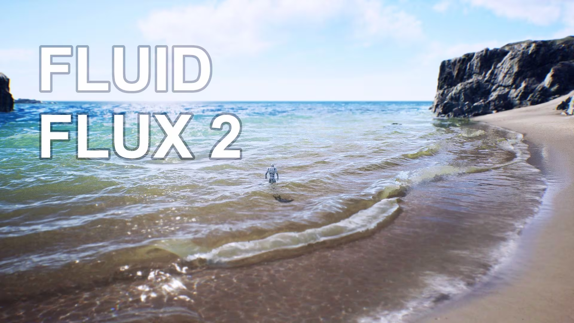 UE4虚幻5.4 Fluid Flux V2.1 超级水流体海洋河流湖泊模拟蓝图 - 图0