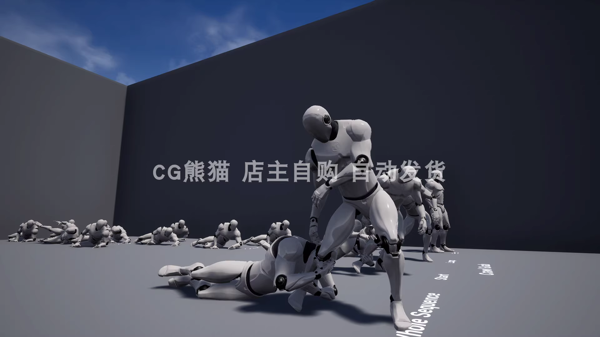 UE4虚幻5 Zombie Animations V1.2 丧尸僵尸动画合集 - 图1