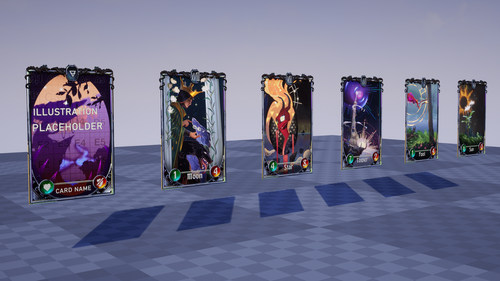 UE4虚幻5 Parallax Card Material 视差特效卡牌材质贴图 - 图0