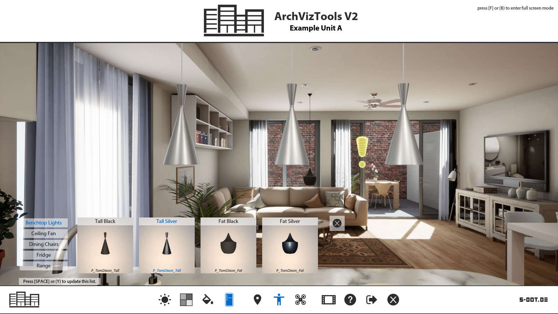 UE4虚幻5 ArchViz Interactive UI and Tools 交互界面UI样板间 - 图0