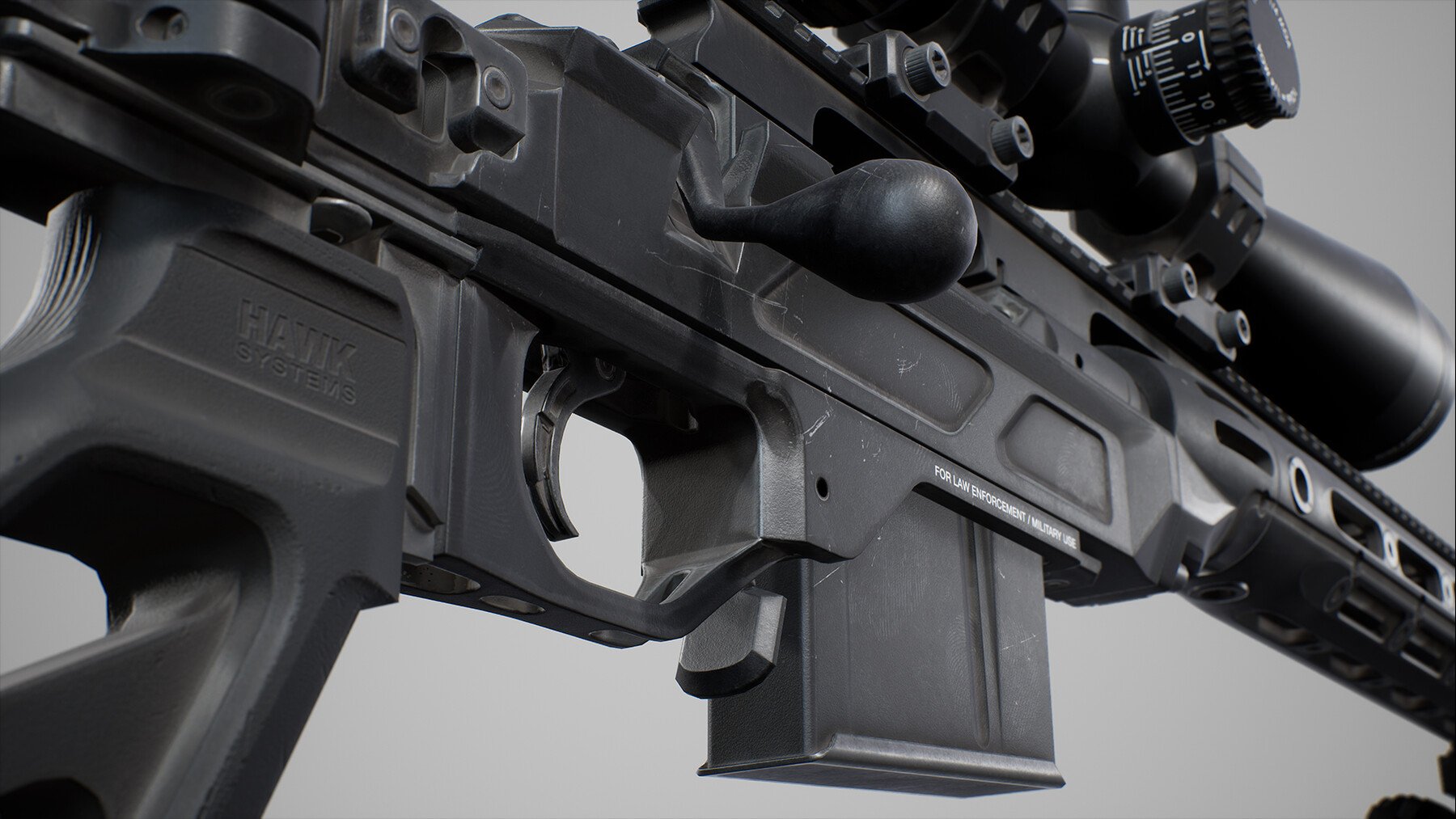 Artstation素材  XM2010 - Animated FPS Weapon [Unreal Engine] - 图2