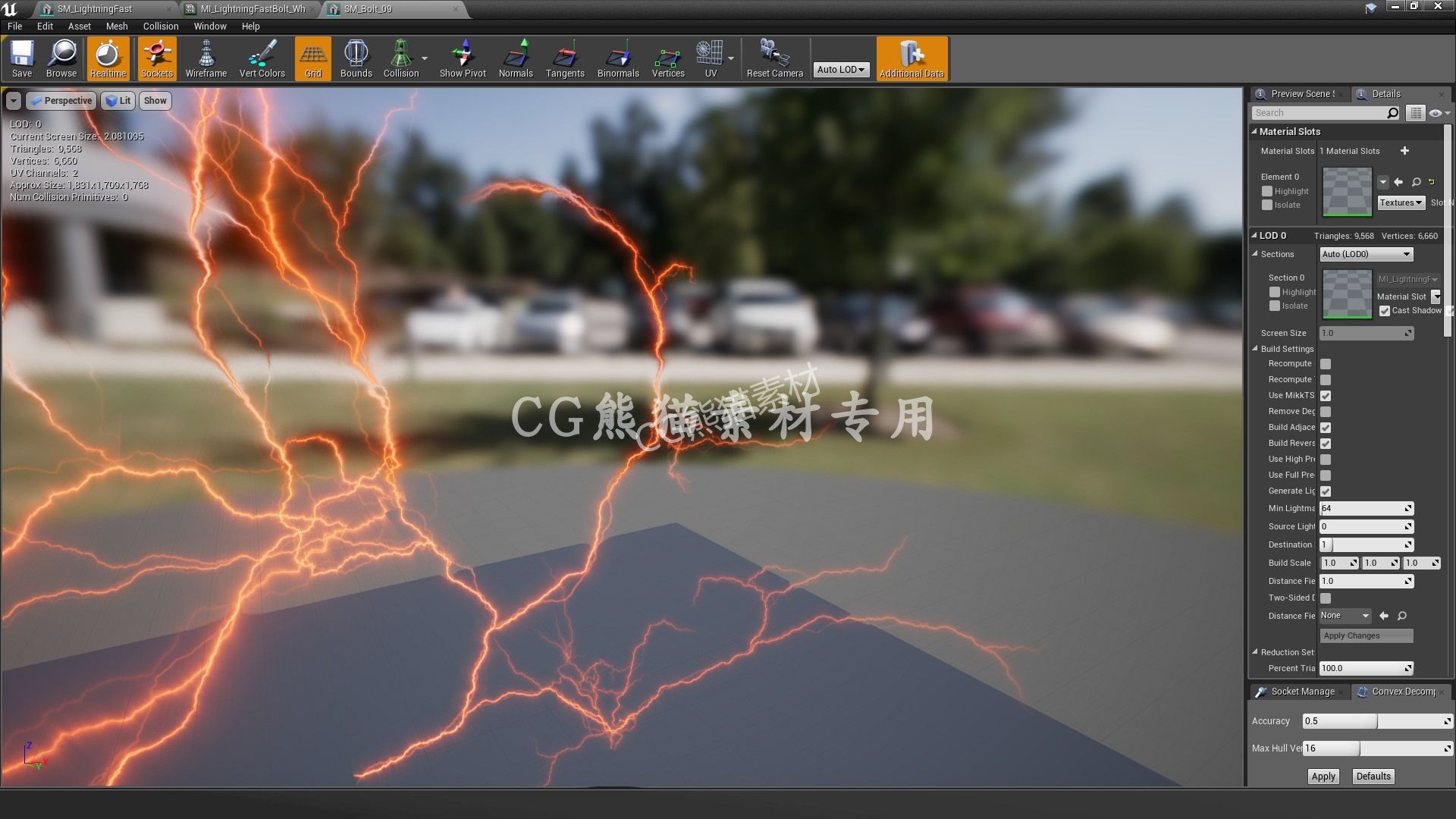 UE4虚幻5 Lightning Fast 闪电雷击交互特效 - 图0