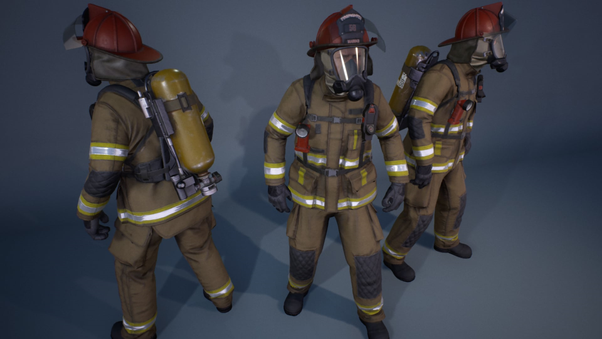 UE4虚幻5 Character Factory Vol7 Firefighter 模块化消防员角色 - 图2