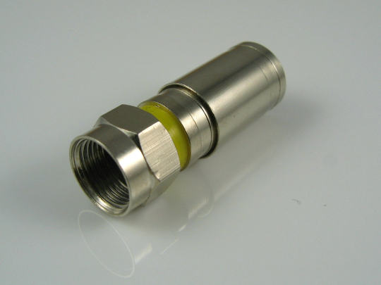 All copper 75-5 2/4 shielded inch extruded F head