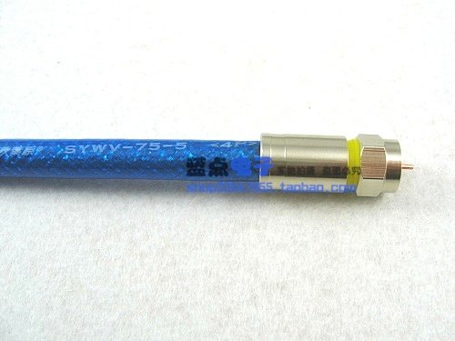 优质出口 全铜英制挤压F头 75-5/RG6/二四屏蔽线用 防水不脱落 - 图3