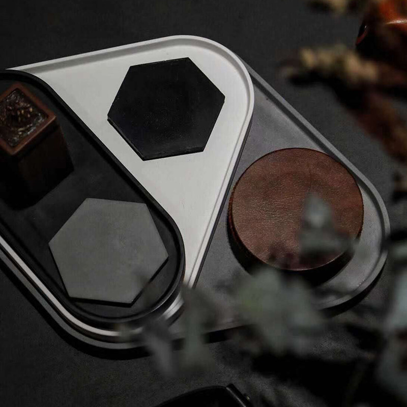 MOY ILIVING水泥几何托盘香薰卫生间洗漱口杯洗手台收纳装饰盘ins,淘宝优惠券,粉丝福利购,淘宝优惠卷