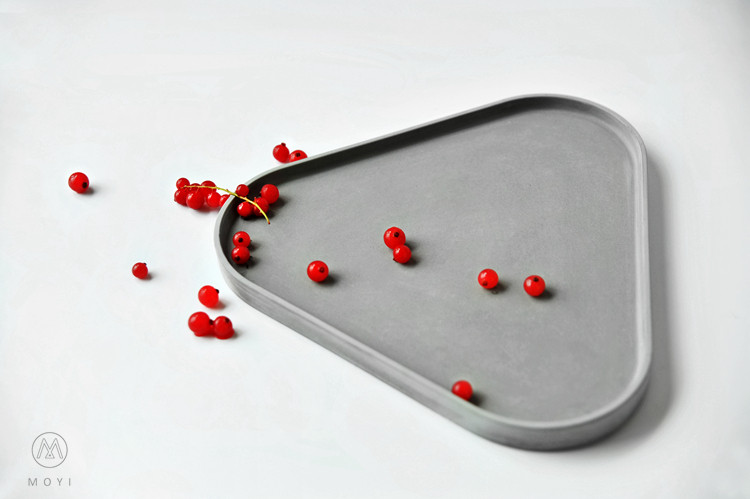 MOY ILIVING水泥几何托盘香薰卫生间洗漱口杯洗手台收纳装饰盘ins,淘宝优惠券,粉丝福利购,淘宝优惠卷