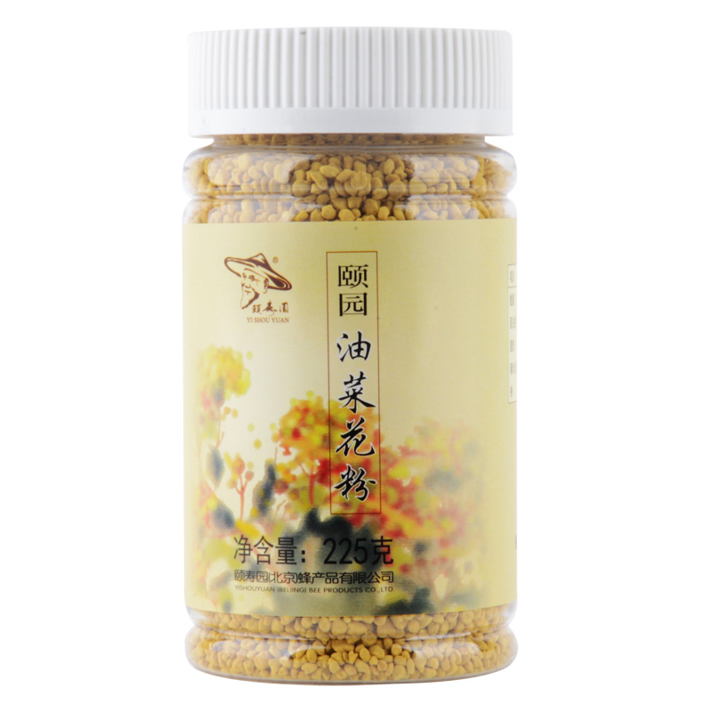 正品厂家授权颐园牌花粉颐寿园油菜花粉225克未破壁颗颗优选-图1