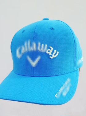 运动速干 clw 高尔夫球帽 弯帽檐 帽身经典logo刺绣
