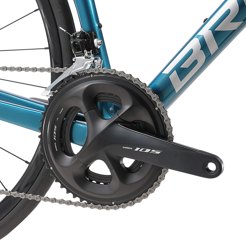 BROSS弯把REBEL 3碳纤维综合公路车 24速 车架SHIMANO 105 R7120 - 图2