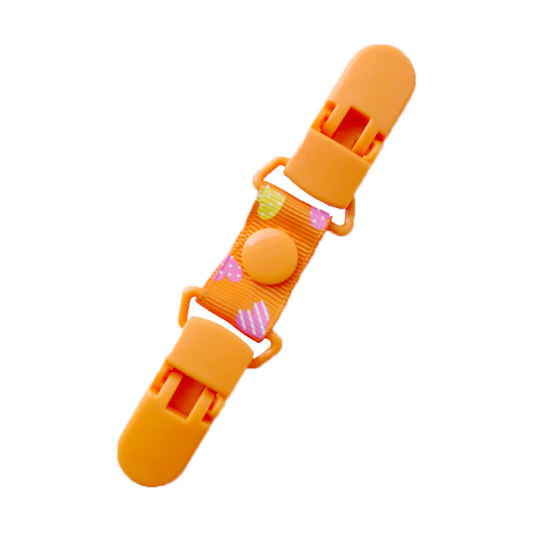 宝宝手帕防掉夹小童口水巾防丢链手绢/帽子随身固定夹短款3条包邮