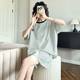 Pajamas women's pure cotton summer wearable home wear set
