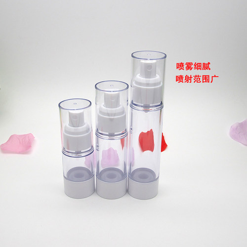 AS透明喷雾瓶旅行分装瓶套装乳液真空按压瓶细雾补水化妆品喷瓶 - 图3