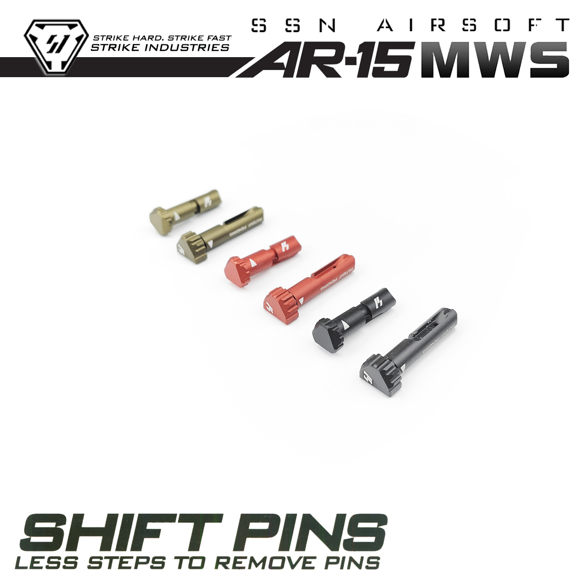 【si机匣快拆销钉 mws】ssn jmt ar15 m4金属升级多色姐妹团-图3