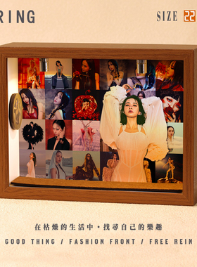 蔡依林周边音乐专辑相框创意桌面礼物造景摆件生日礼品送男生女生