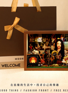 喻言周边相框礼物生日创意玄关收纳摆件桌面卧室礼品明星演唱会