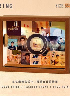 毛不易周边音乐专辑相框创意桌面礼物造景摆件生日礼品送男生女生