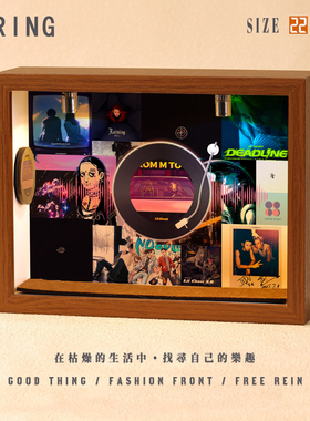 王琳凯周边diy相框小屋想念创意造景摆件装饰小礼物微缩专辑生日