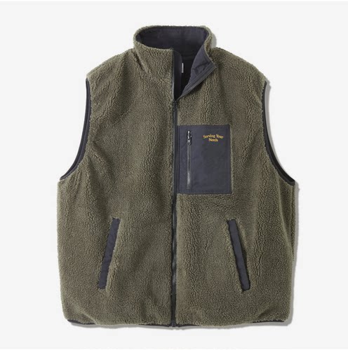 现货 SERVING YOUR NEEDS/Needs Fleece Vest 摇粒绒宽松马甲两色 - 图2