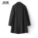 Cashmere Coat Women's Mid-Length Double Breasted Woolen Jacket