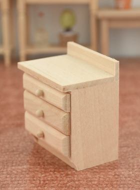 木质立柜摆件微缩模型