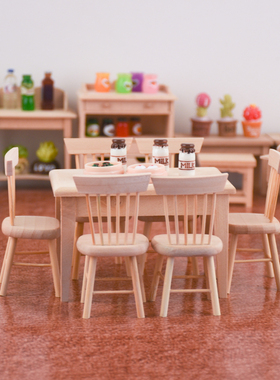 112娃娃屋迷你家具diy过家家