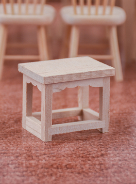 112娃娃屋迷你微缩小板凳方凳