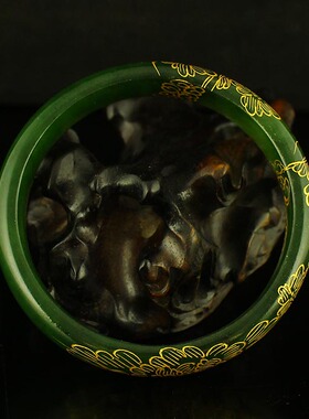 天然手镯新疆和田玉送证书