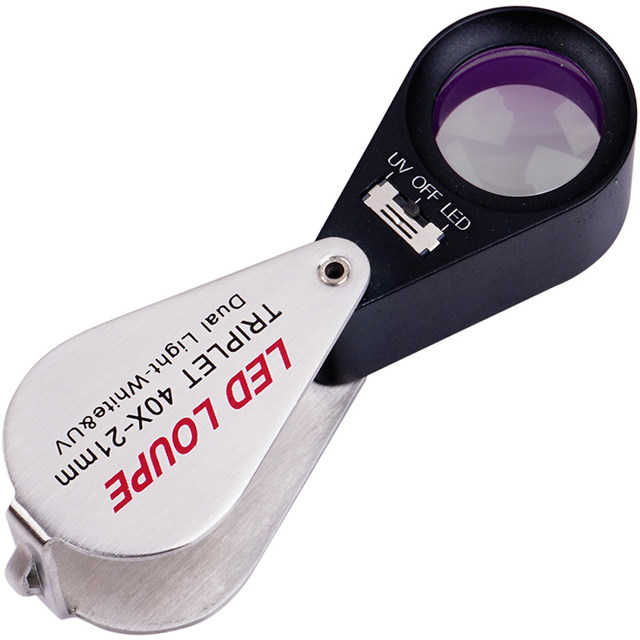 Jewelry Magnifying Glass Baister Handheld High Definition Appraisal