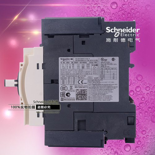 法国进口施耐德电动机断路器 GV3P65 48-65A GV3-P65 原装正品 - 图1