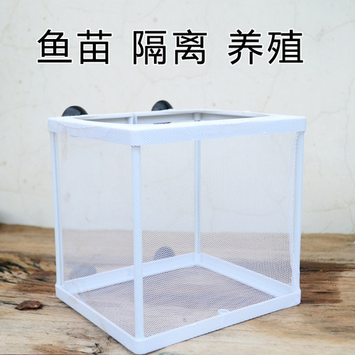 鱼缸内养小鱼苗隔离网繁殖箱分离网孔雀鱼密网产箱孵化网大号产房 - 图2