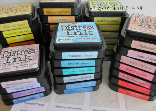 Tim Holtz Distress Ink大号复古印台印泥染卡盖章刷色纸艺卡片 - 图0