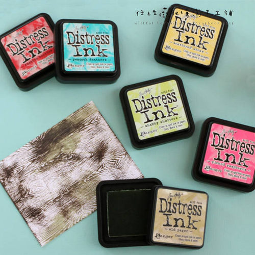 Tim Holtz Distress Ink大号复古印台印泥染卡盖章刷色纸艺卡片 - 图2