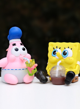 海绵宝宝好朋友派大星小手办盲盒