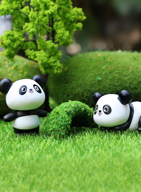 Q版小号大熊猫手办模型潮玩盲盒