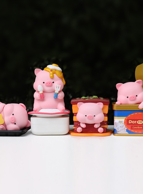 治愈系小猪猪手办潮玩盲盒小摆件