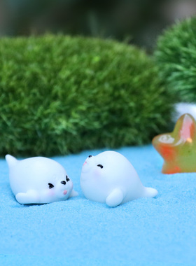 仿真小动物海洋生物鲸鱼海马摆件
