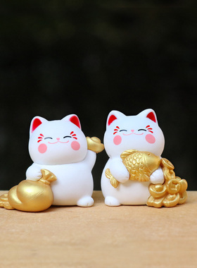 恭喜发财系列招财猫手办模型盲盒