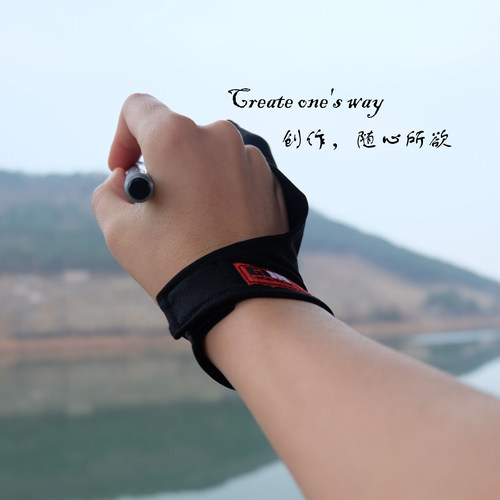 TMOL绘画手套wacom数位板手绘屏素描油画防汗防磨办公手套 - 图3