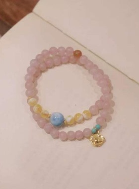 和田玉*南温手链*K金镶嵌C22011709（多样性发货）