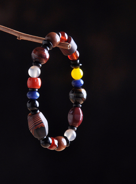 向内男女多宝手串原创能量石手链