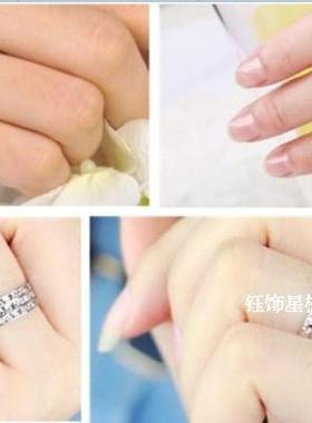 女款闪亮纯银指环精品925银百搭