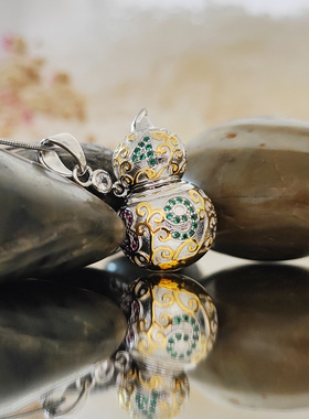 订制定做925纯银72如意算盘数字27数字坠5796数字吊坠葫芦坠