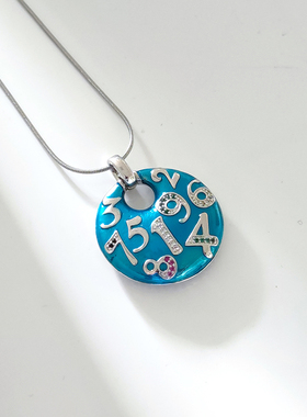 老师推荐男女时尚饰品数字吊坠