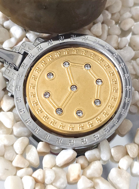 男女钛钢可旋转吊坠祖炁