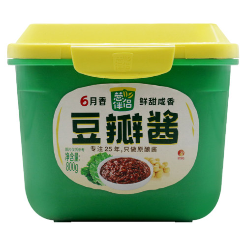 欣和葱伴侣6月香豆瓣酱800g*2 大豆黄豆酱拌面酱原酿食炒菜炸酱面 - 图3